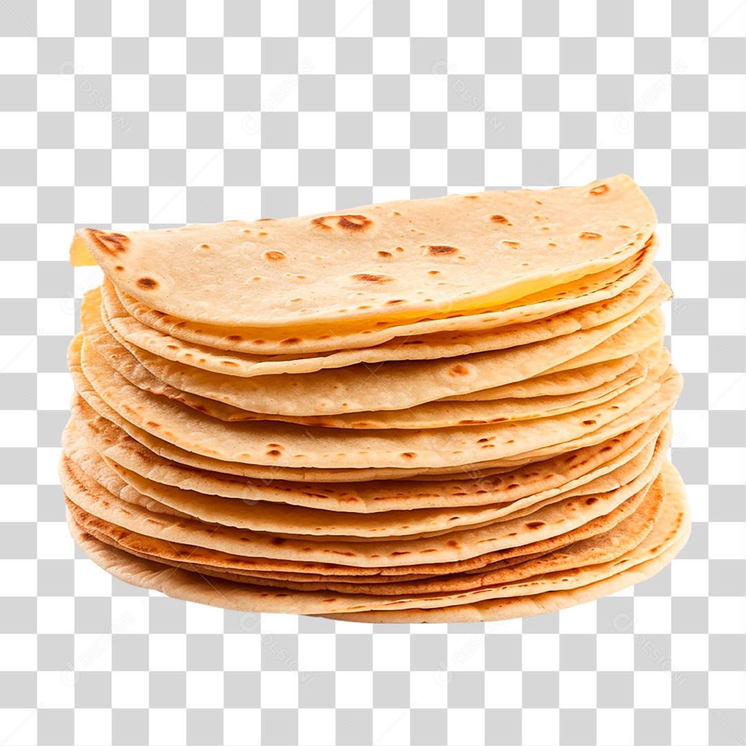 Pilha de Tortilhas PNG Transparente