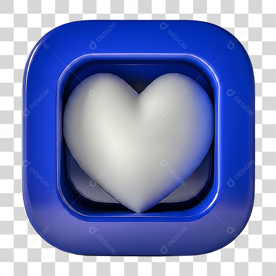 Caixa com Coração PNG Transparente