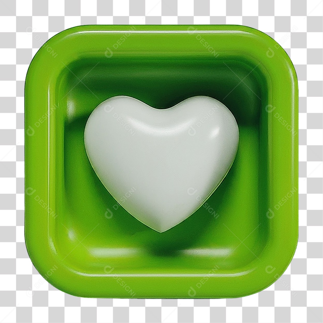 Caixa com Coração PNG Transparente