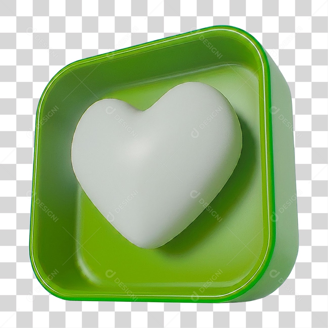 Caixa com Coração PNG Transparente