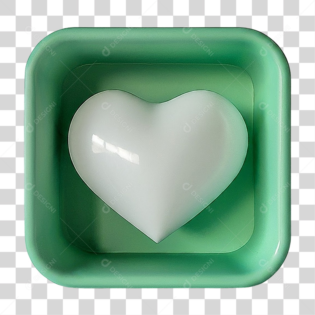 Caixa com Coração PNG Transparente
