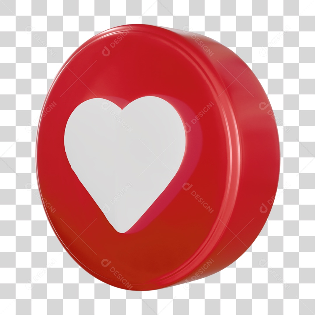 Emoji com Coração PNG Transparente