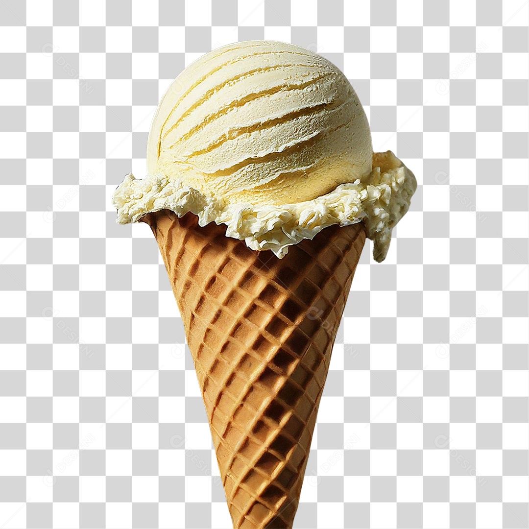 Casquinha de Sorvete PNG Transparente