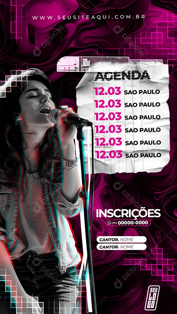 Story Gospel Igreja Social Media PSD Editável