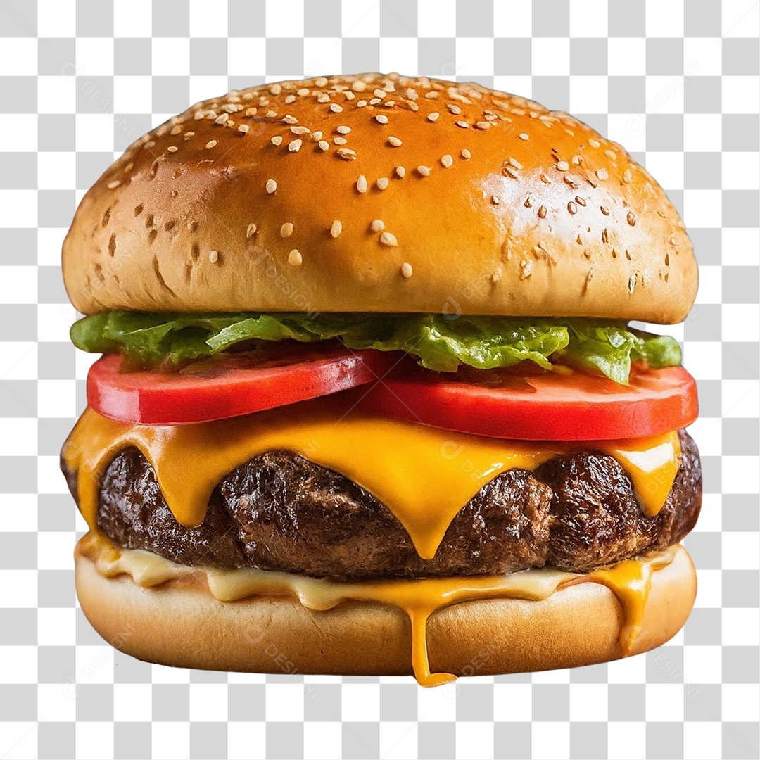 Hambúrguer Lanche PNG Transparente