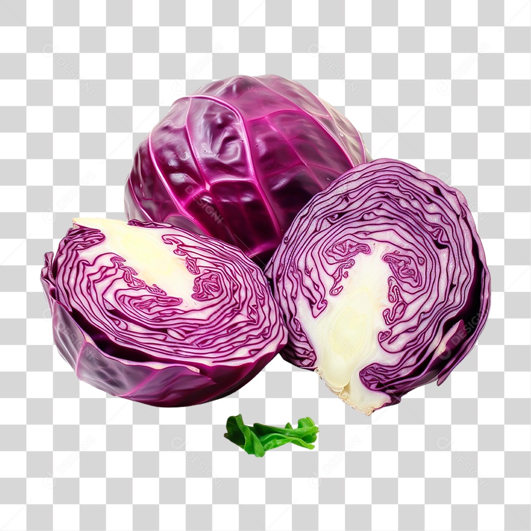 Repolho Roxo PNG Transparente