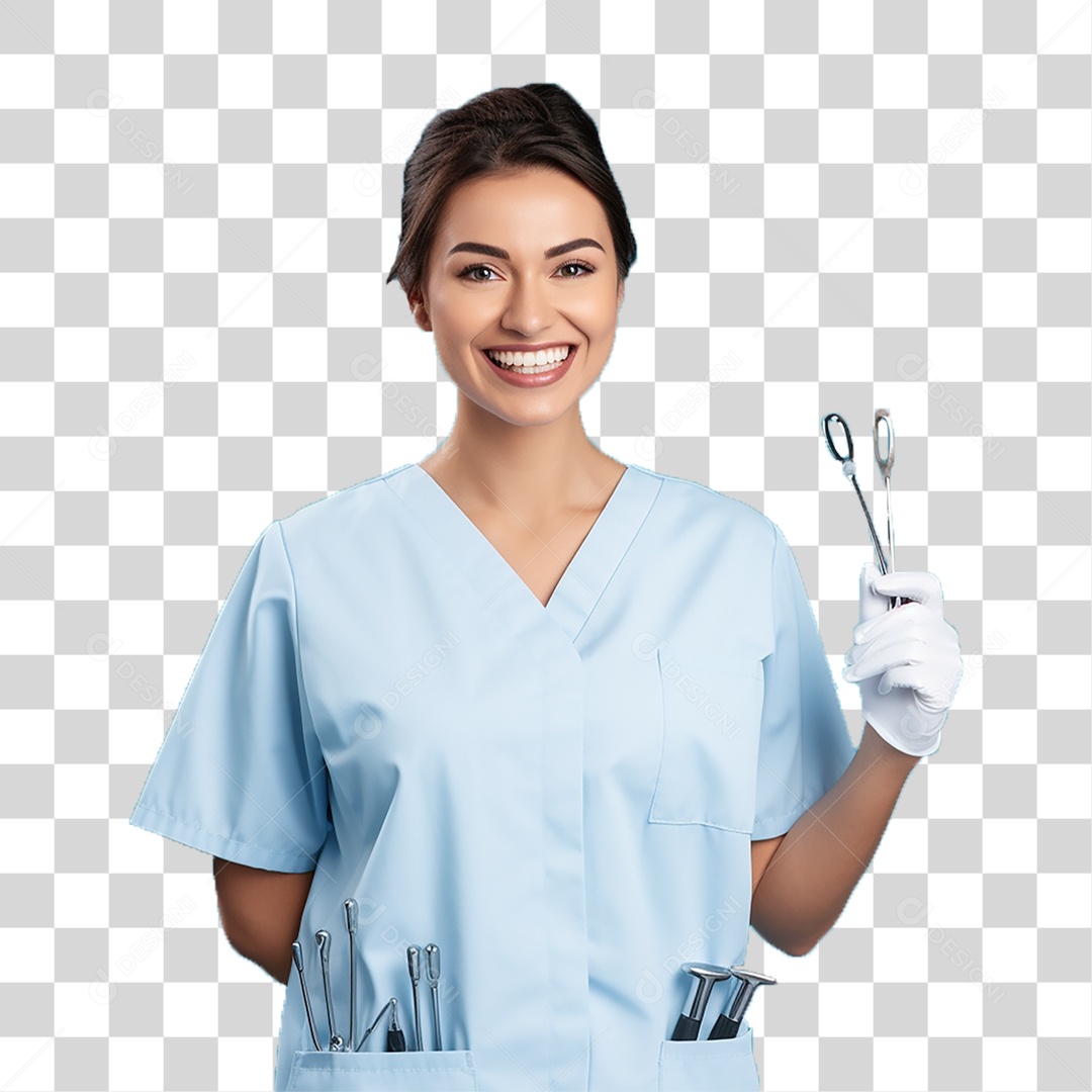 Dentista Uniforme PNG Transparente