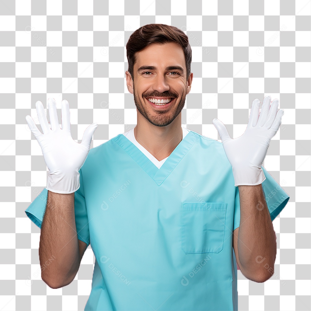 Dentista Uniforme PNG Transparente