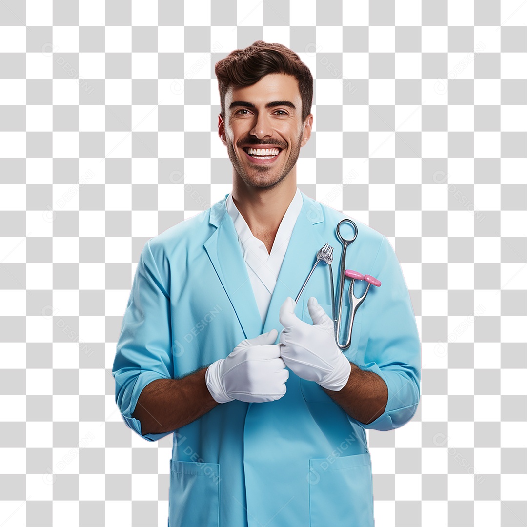 Dentista Uniforme PNG Transparente