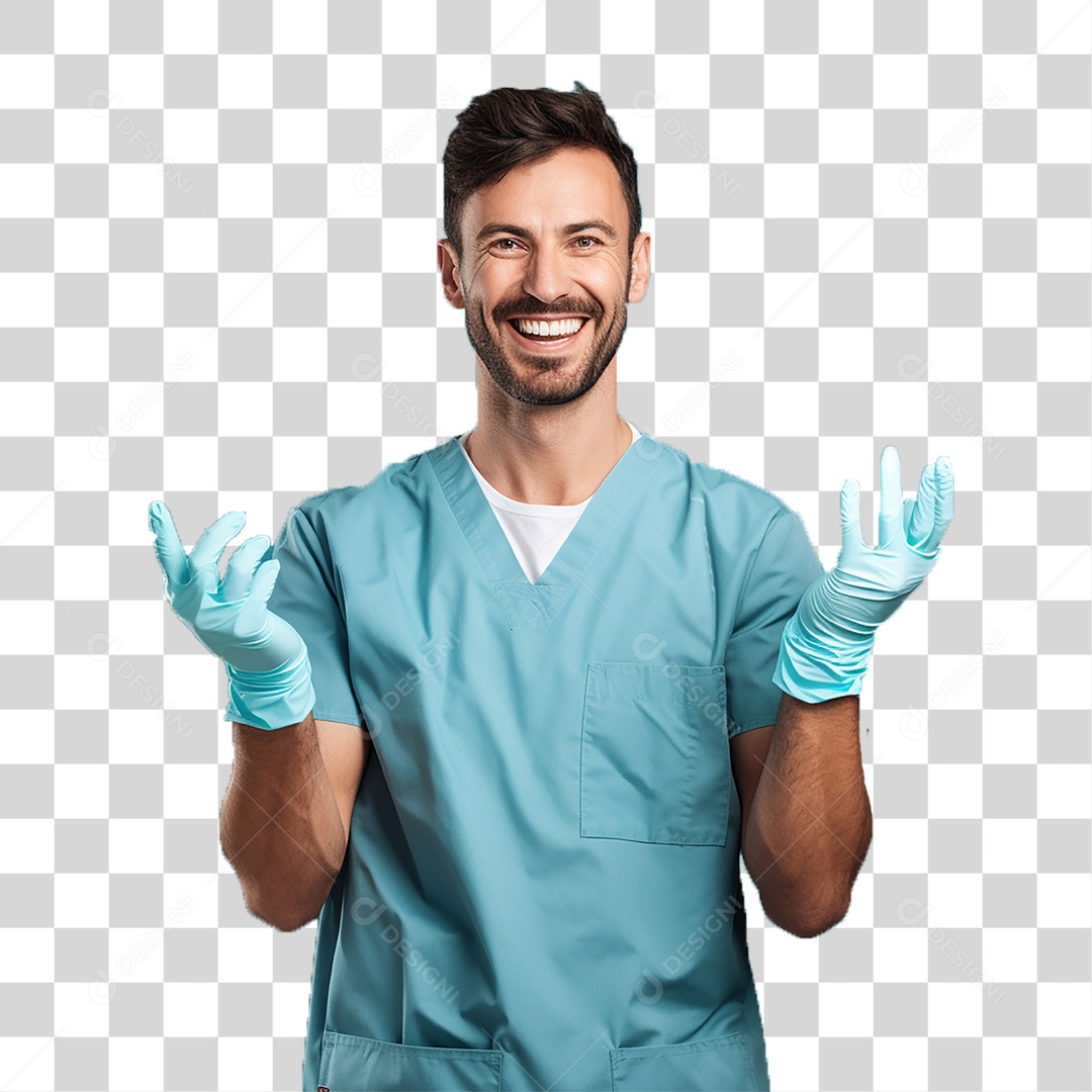 Dentista Uniforme PNG Transparente