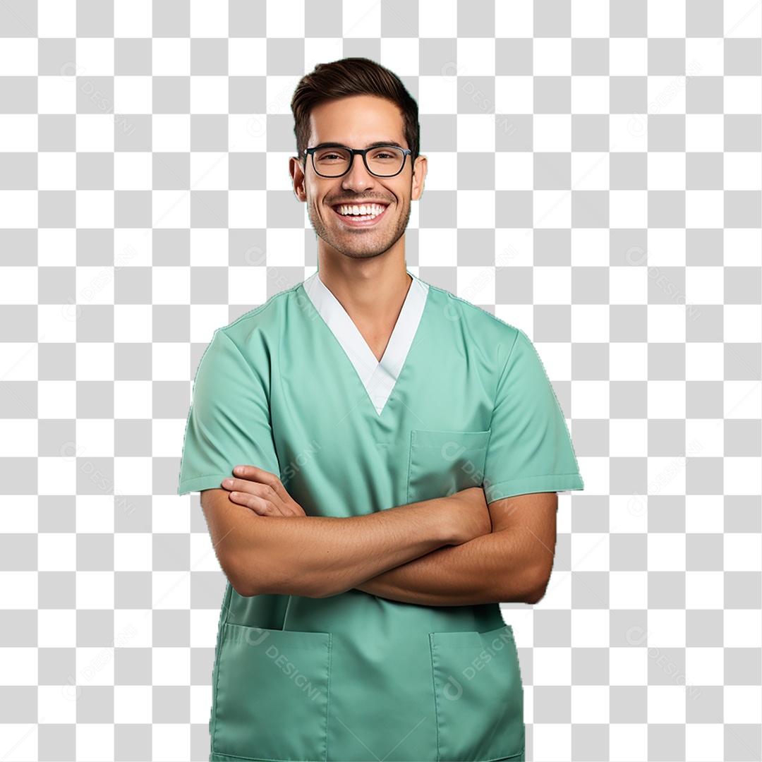 Dentista Uniforme PNG Transparente