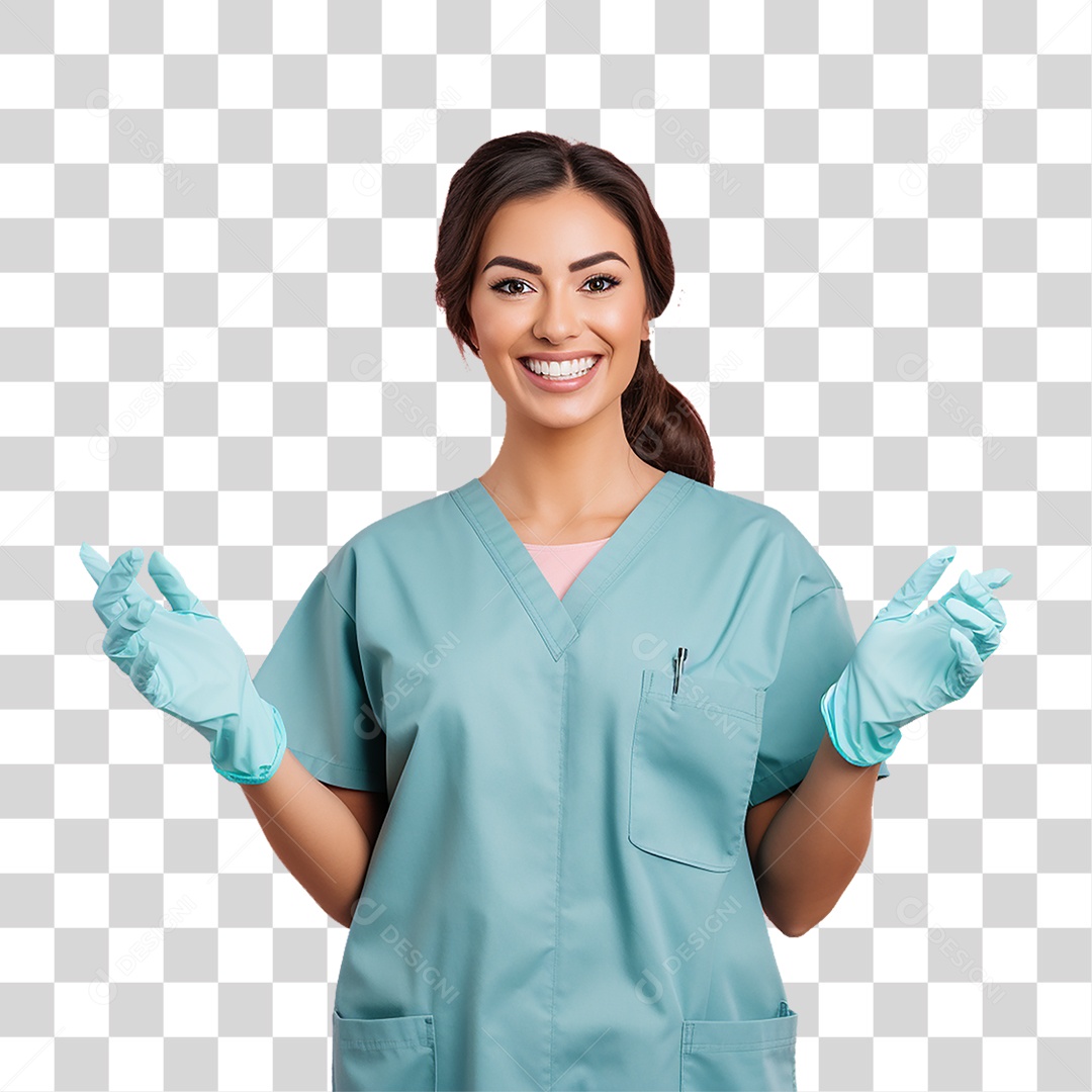 Dentista Uniforme PNG Transparente