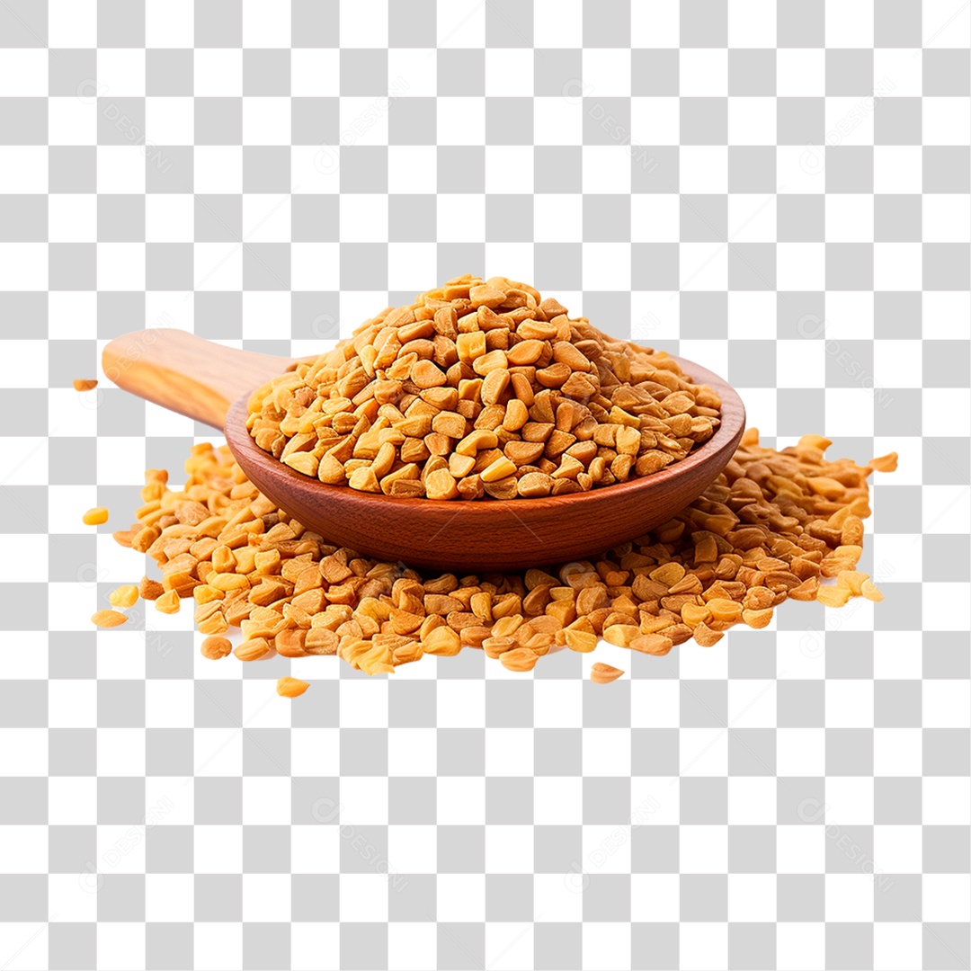 Tigela de Feno Grego PNG Transparente