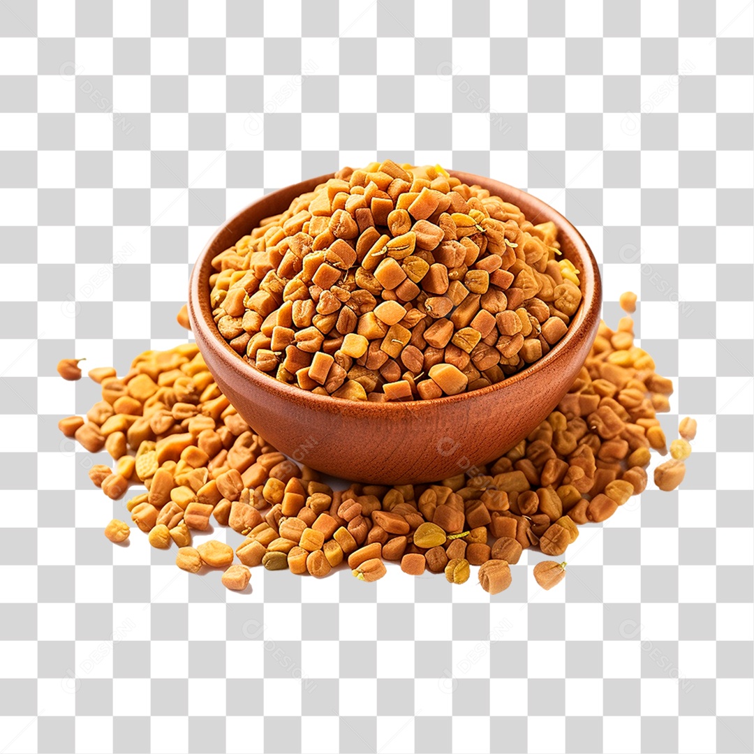 Tigela de Feno Grego PNG Transparente