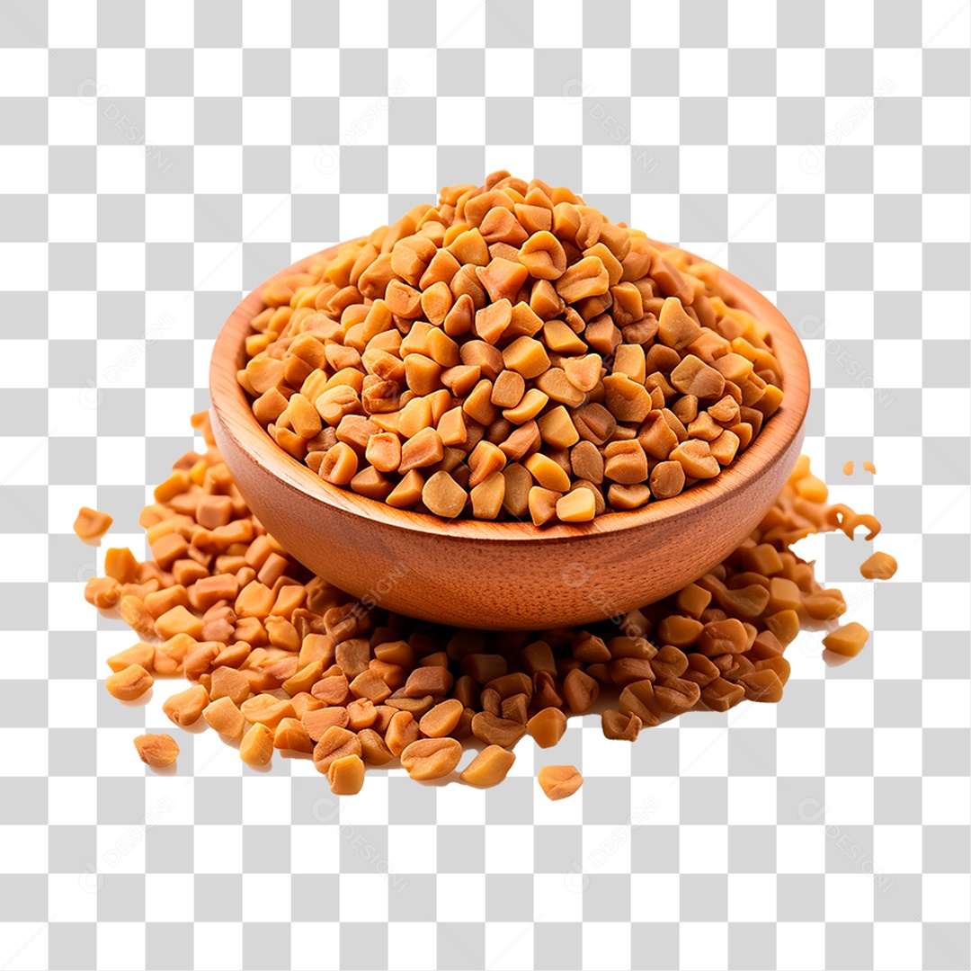 Tigela de Feno Grego PNG Transparente