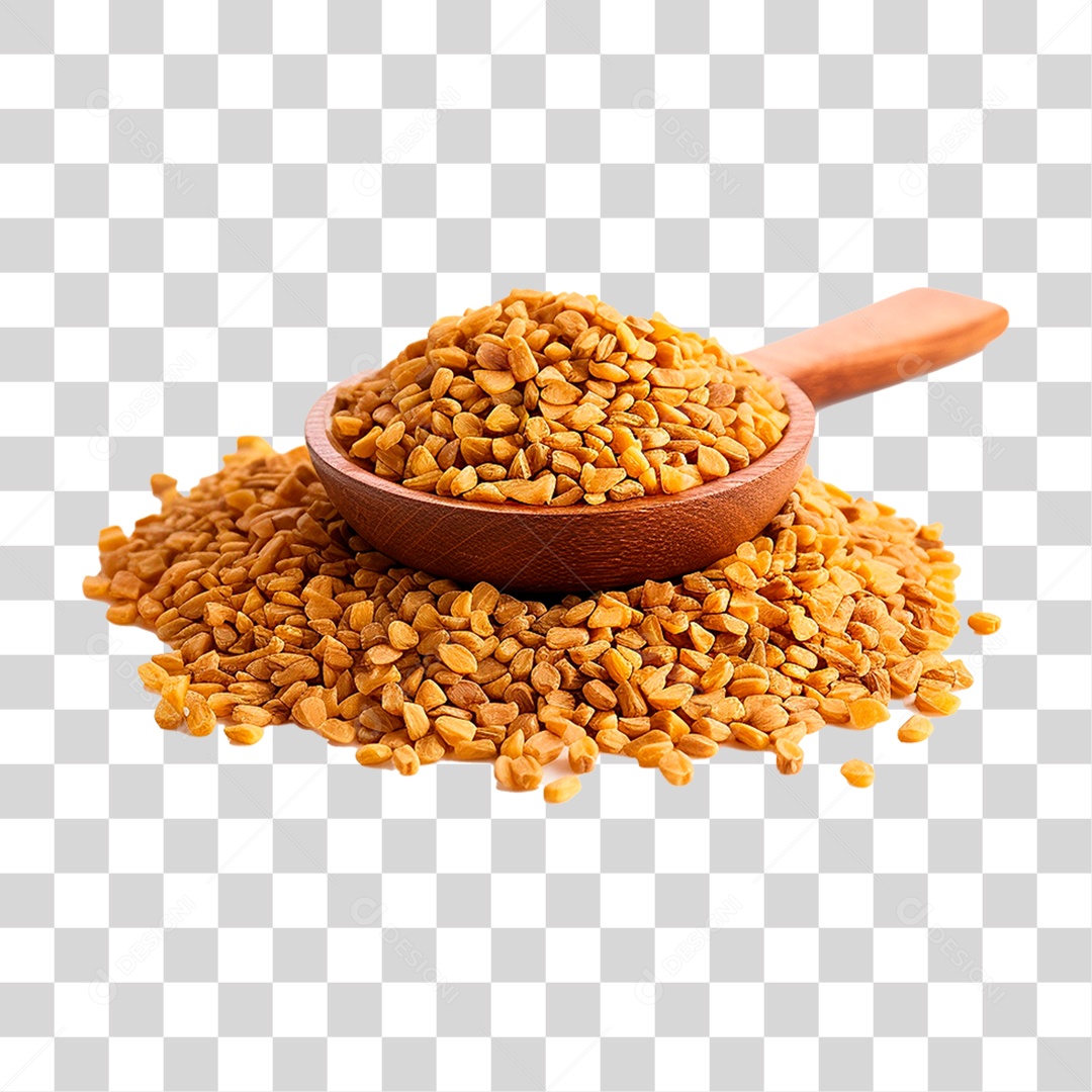 Tigela de Feno Grego PNG Transparente