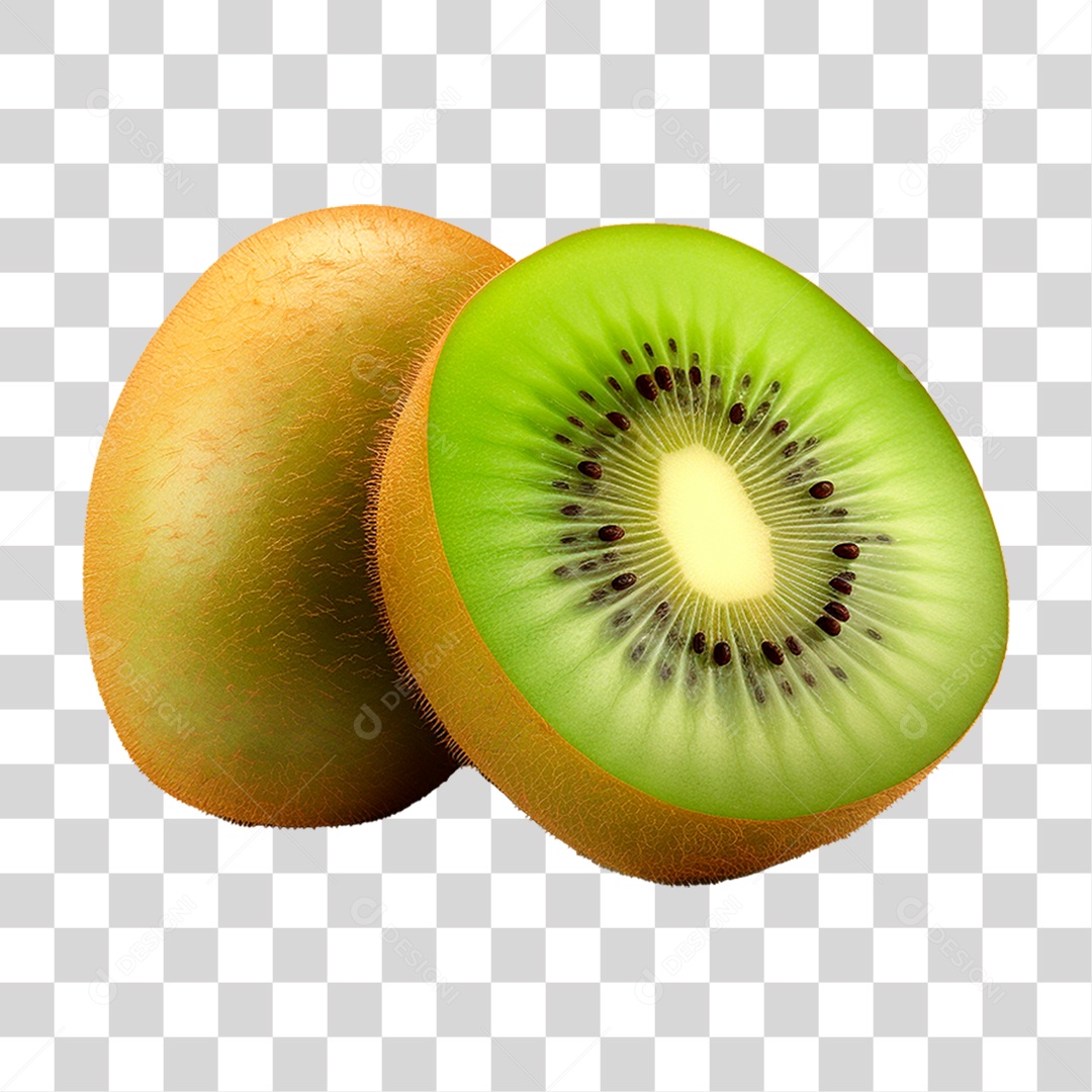 Kiwi Fatiado PNG Transparente