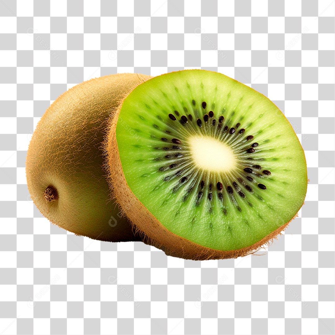 Kiwi Fatiado PNG Transparente