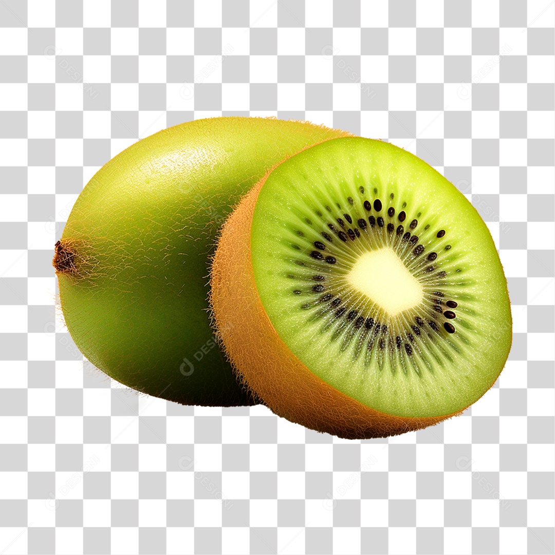 Kiwi Fatiado PNG Transparente