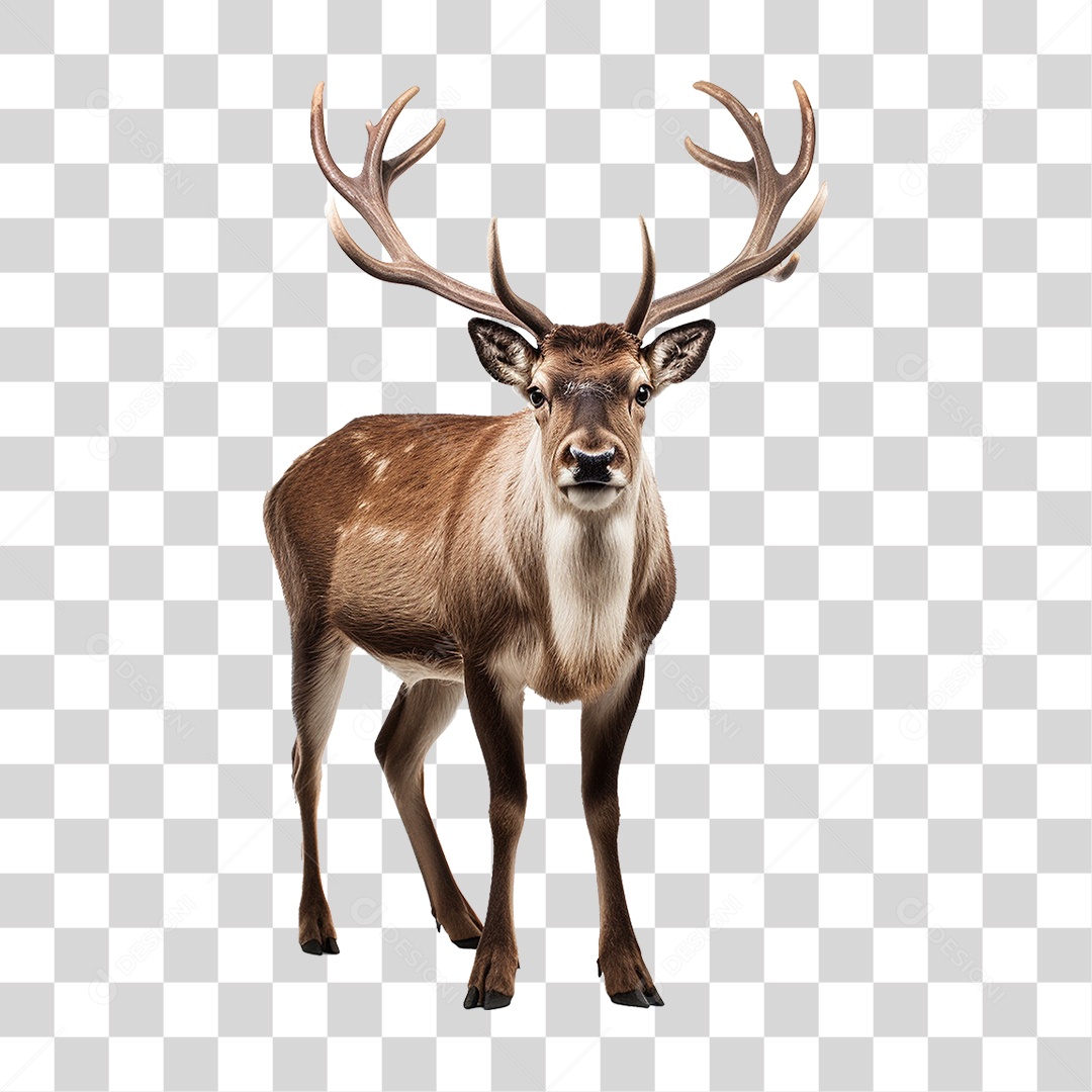 Cervo Animal Silvestre PNG Transparente