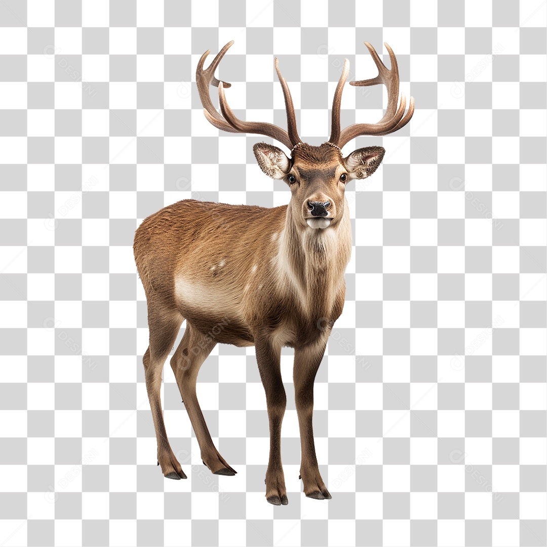 Cervo Animal Silvestre PNG Transparente