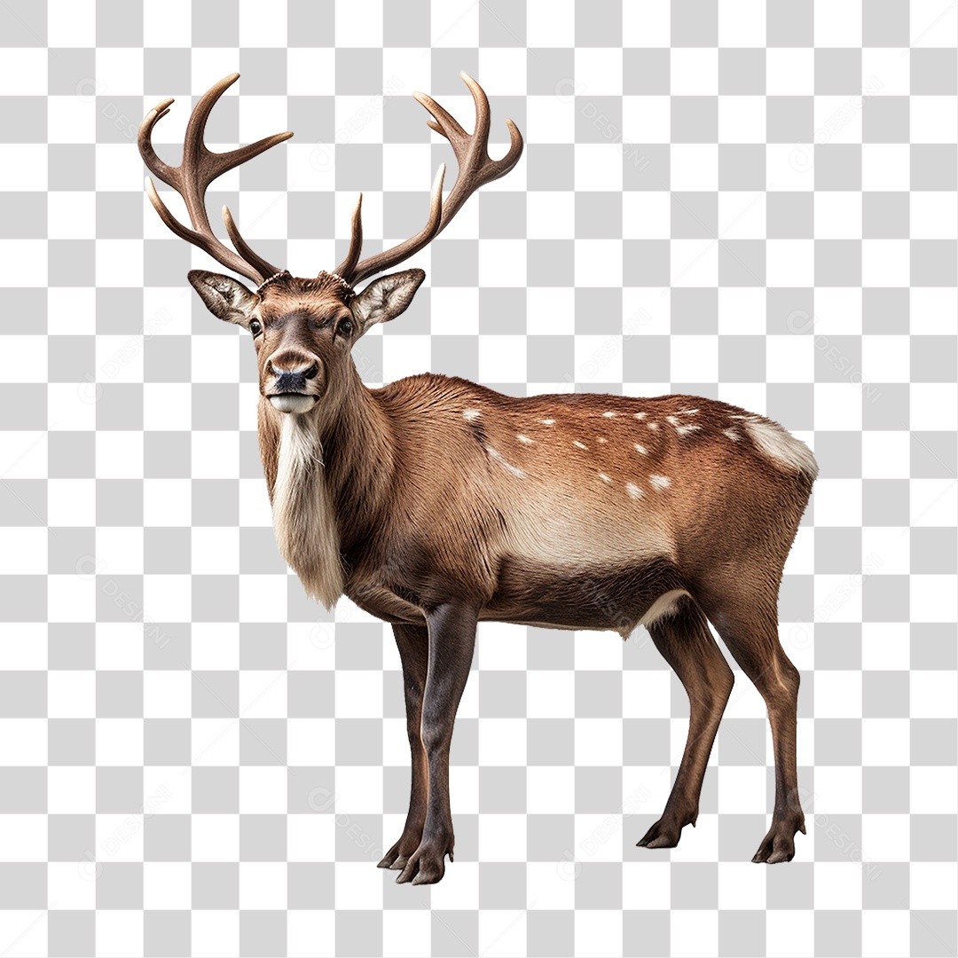 Cervo Animal Silvestre PNG Transparente