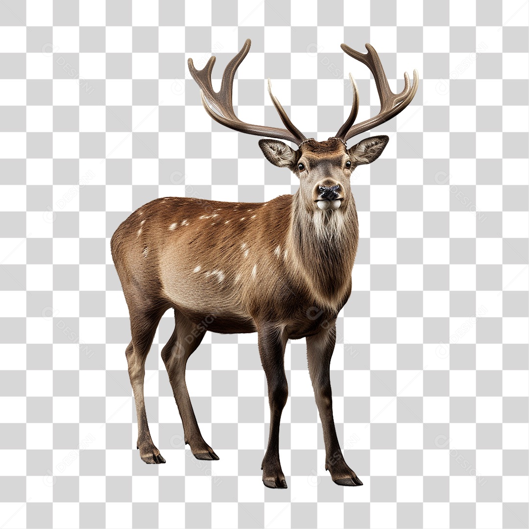 Cervo Animal Silvestre PNG Transparente