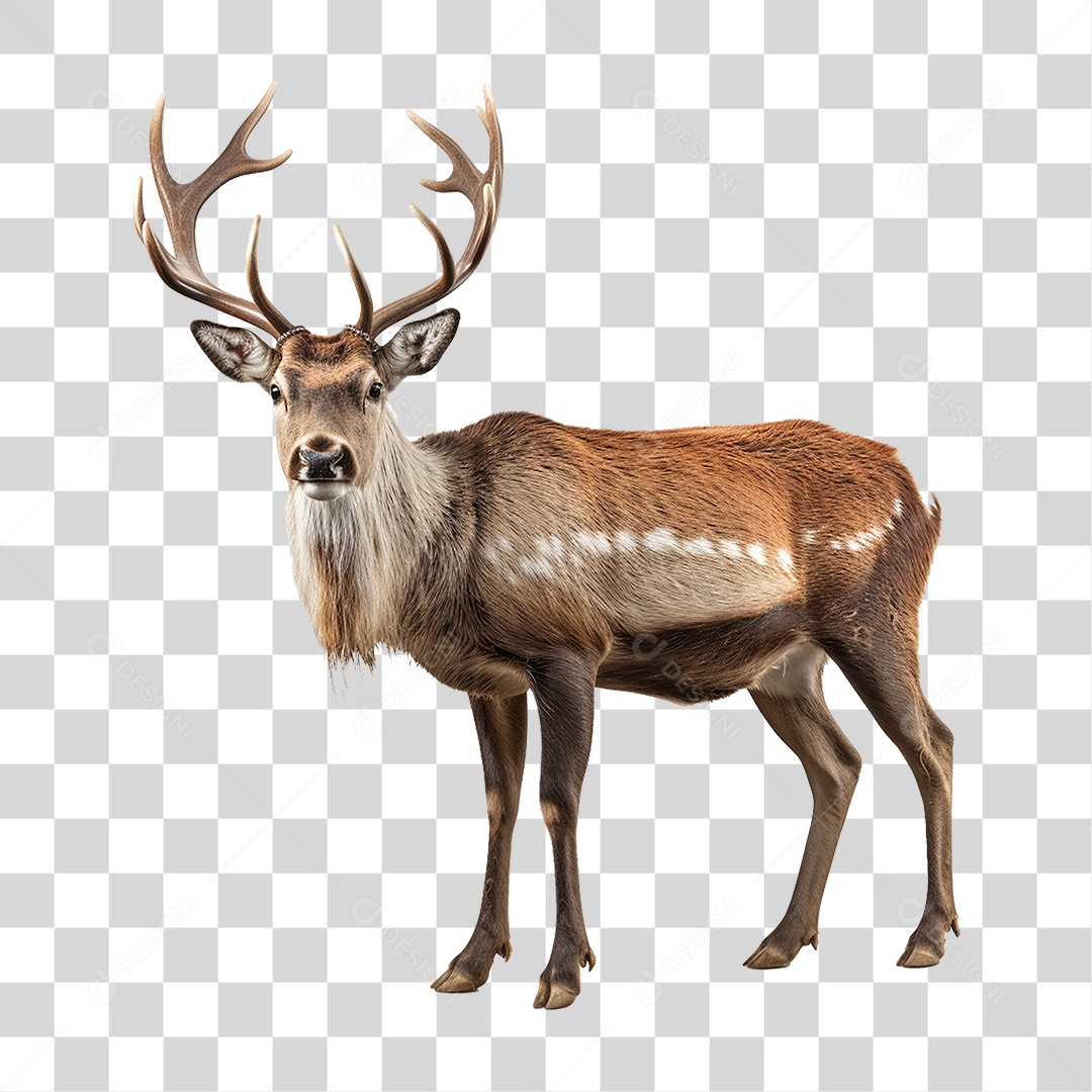 Cervo Animal Silvestre PNG Transparente