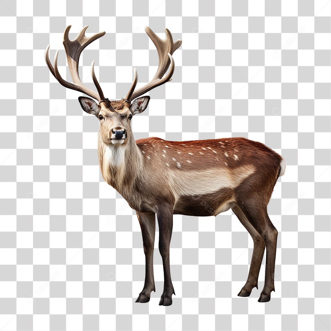 Cervo Animal Silvestre PNG Transparente