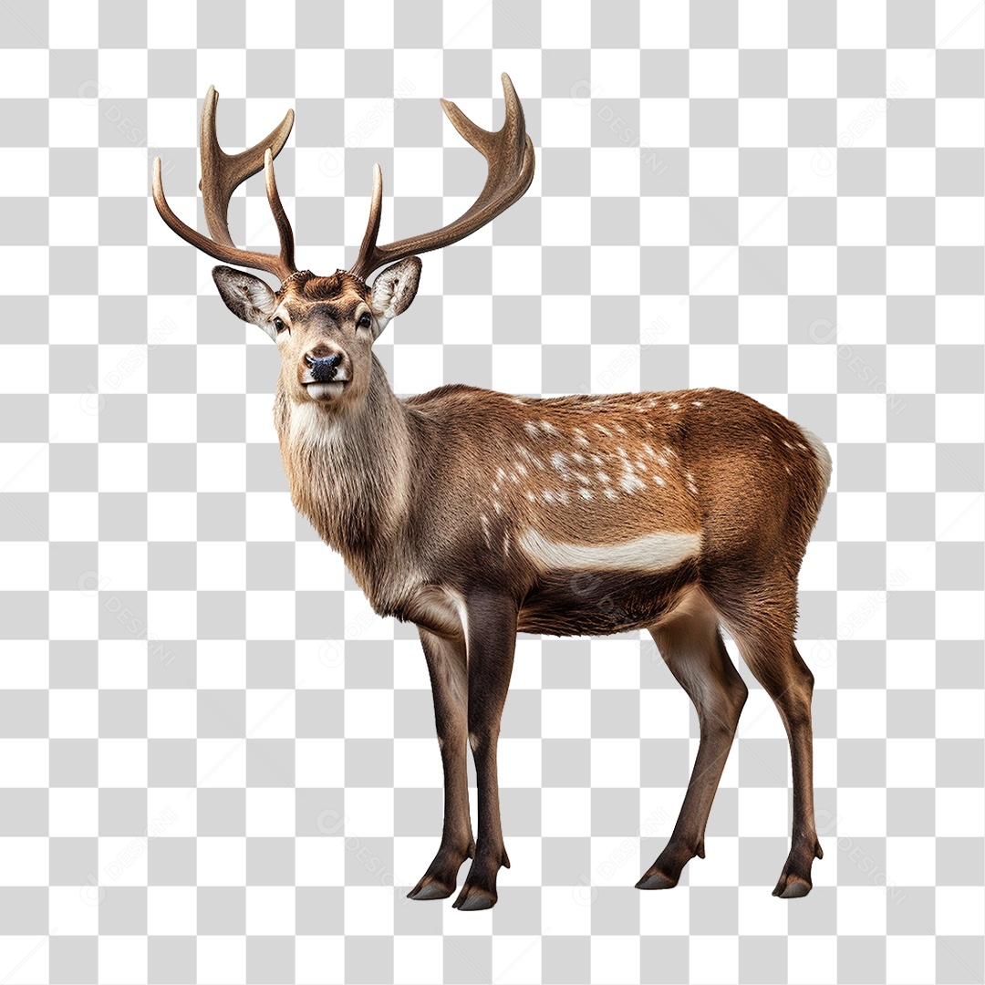 Cervo Animal Silvestre PNG Transparente