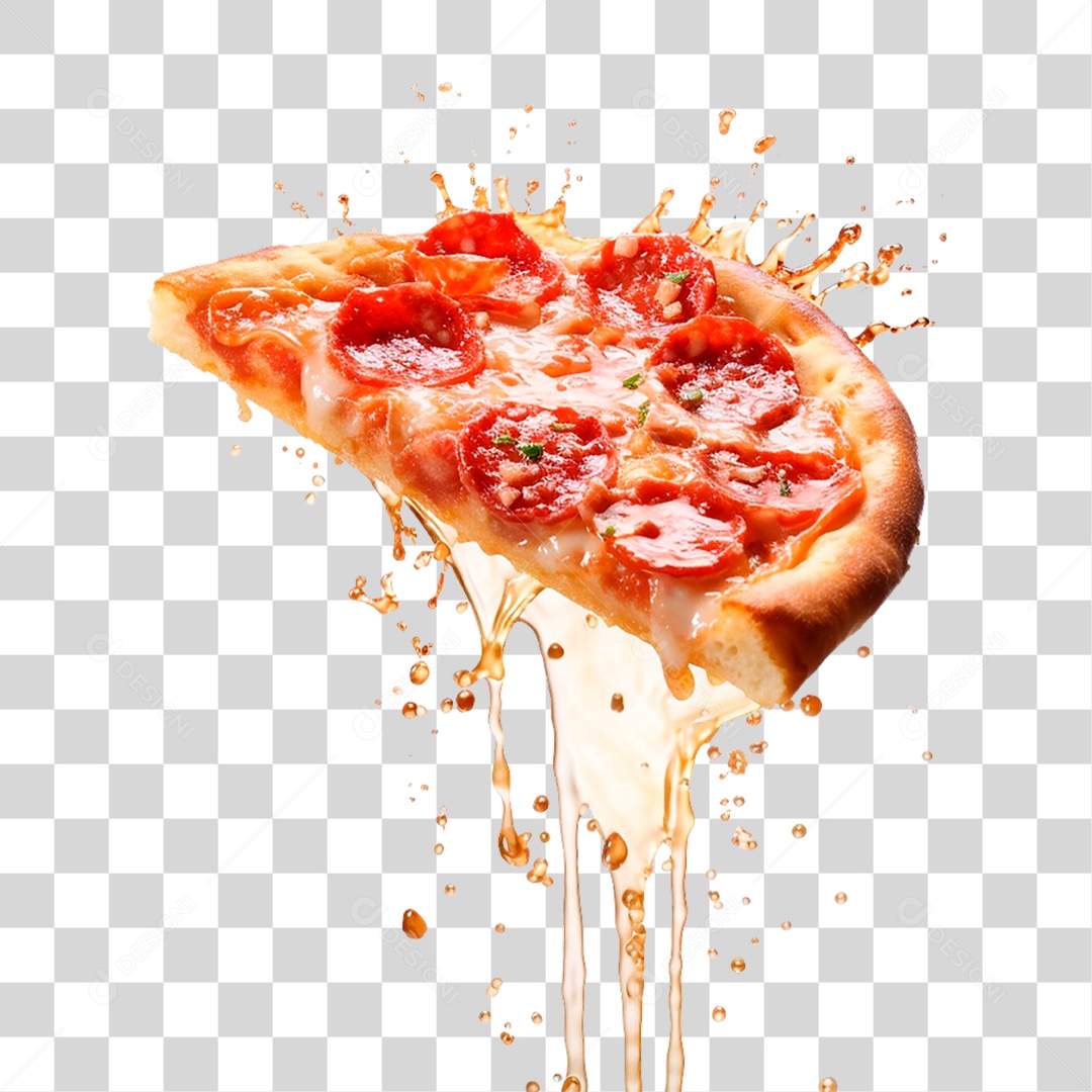 Fatia de Pizza PNG Transparente