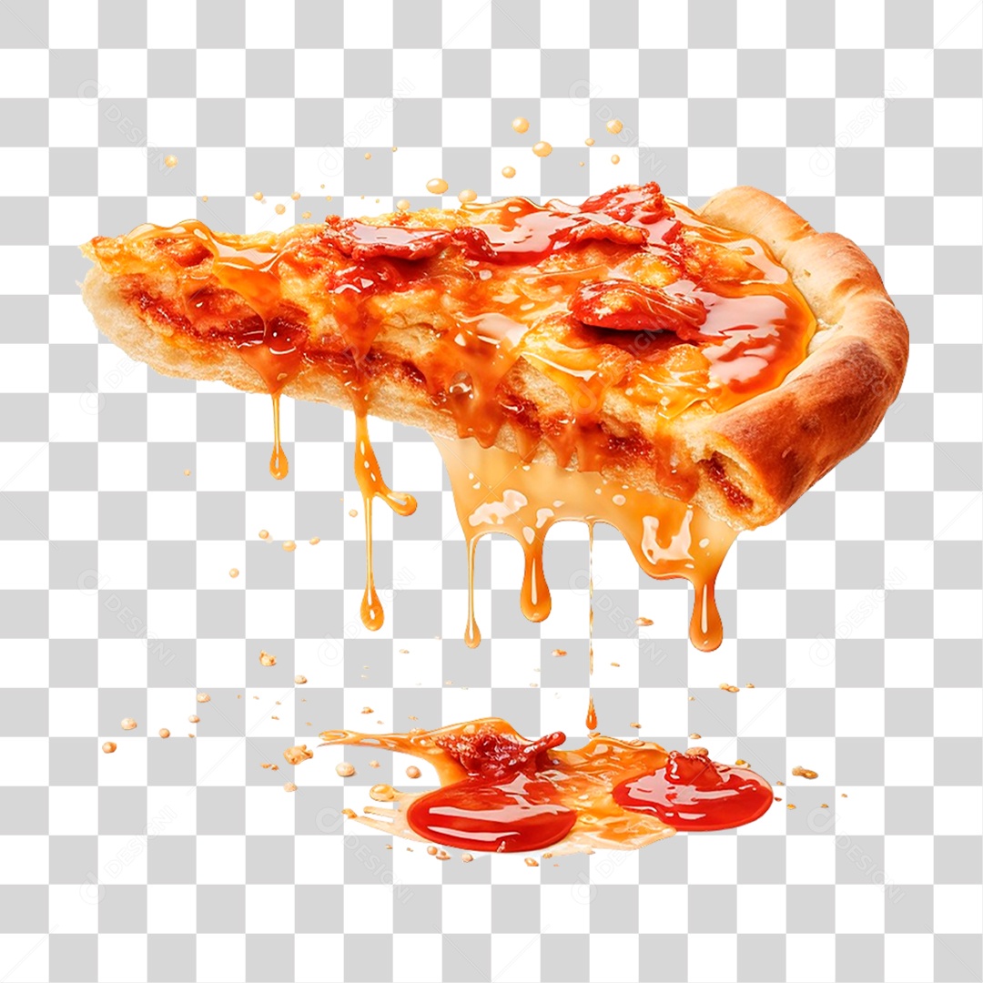 Fatia de Pizza PNG Transparente