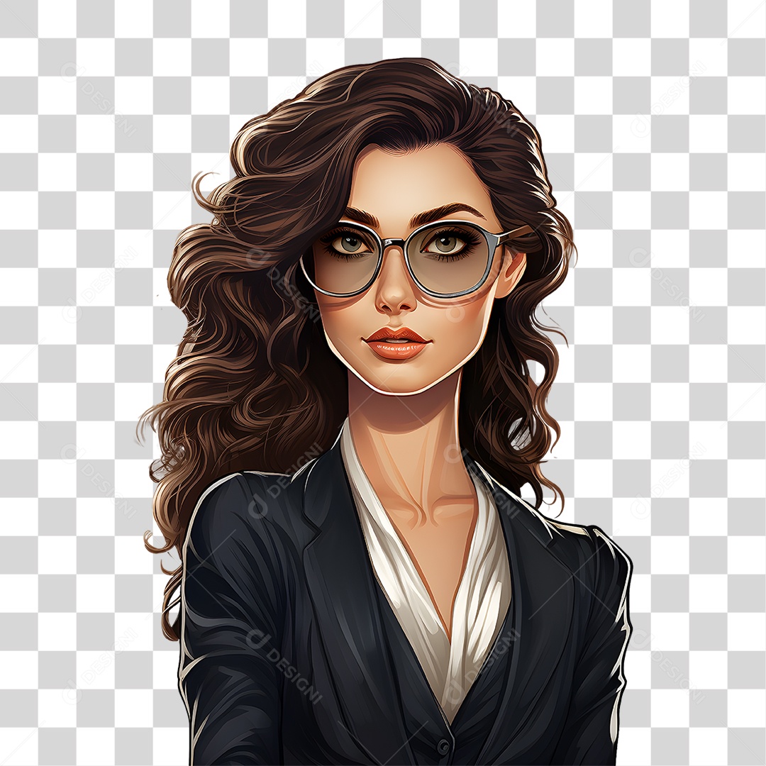 Mulher Advogada PNG Transparente