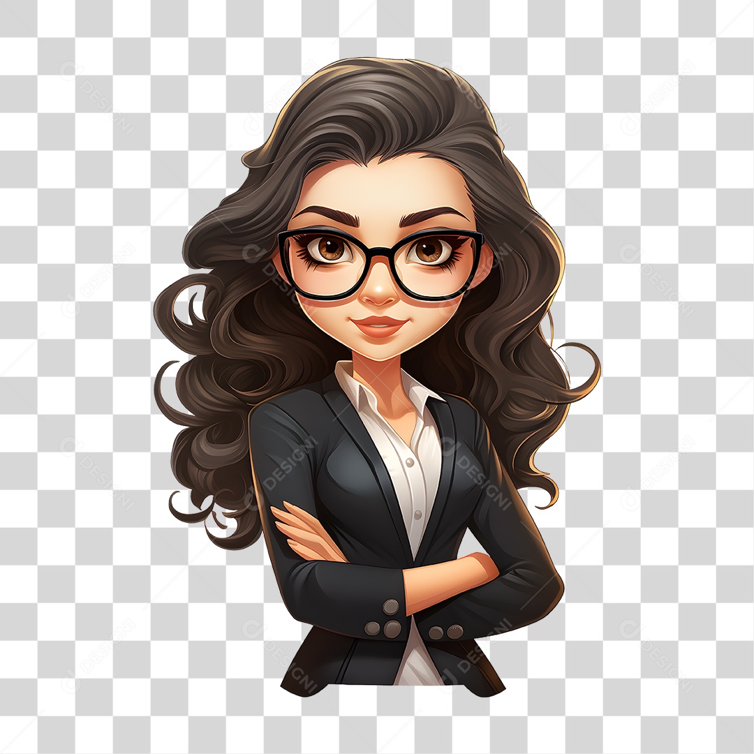 Mulher Advogada PNG Transparente