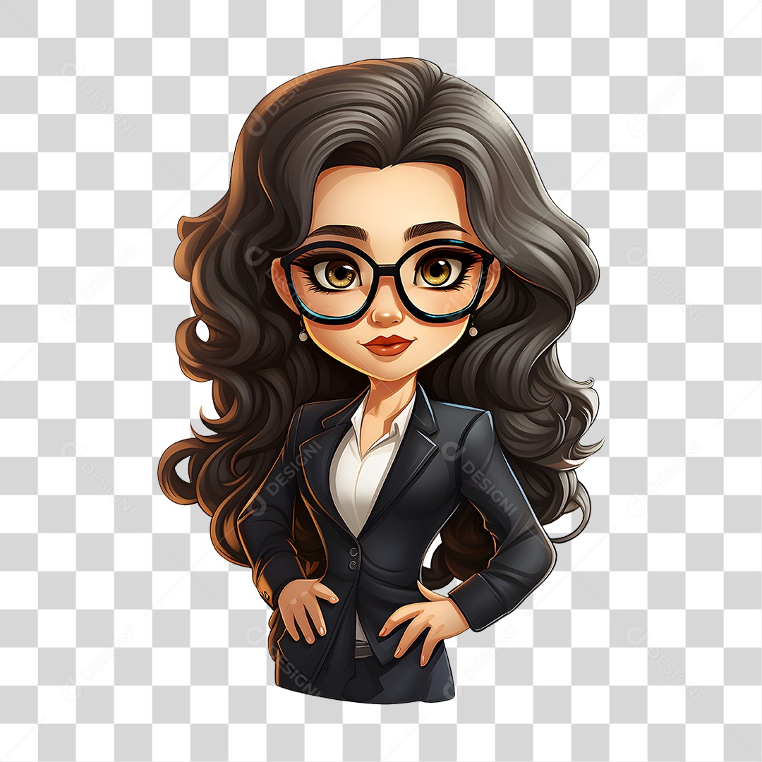 Mulher Advogada PNG Transparente