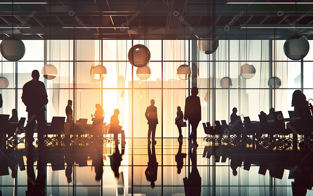 Sala de espera com muitas pessoas