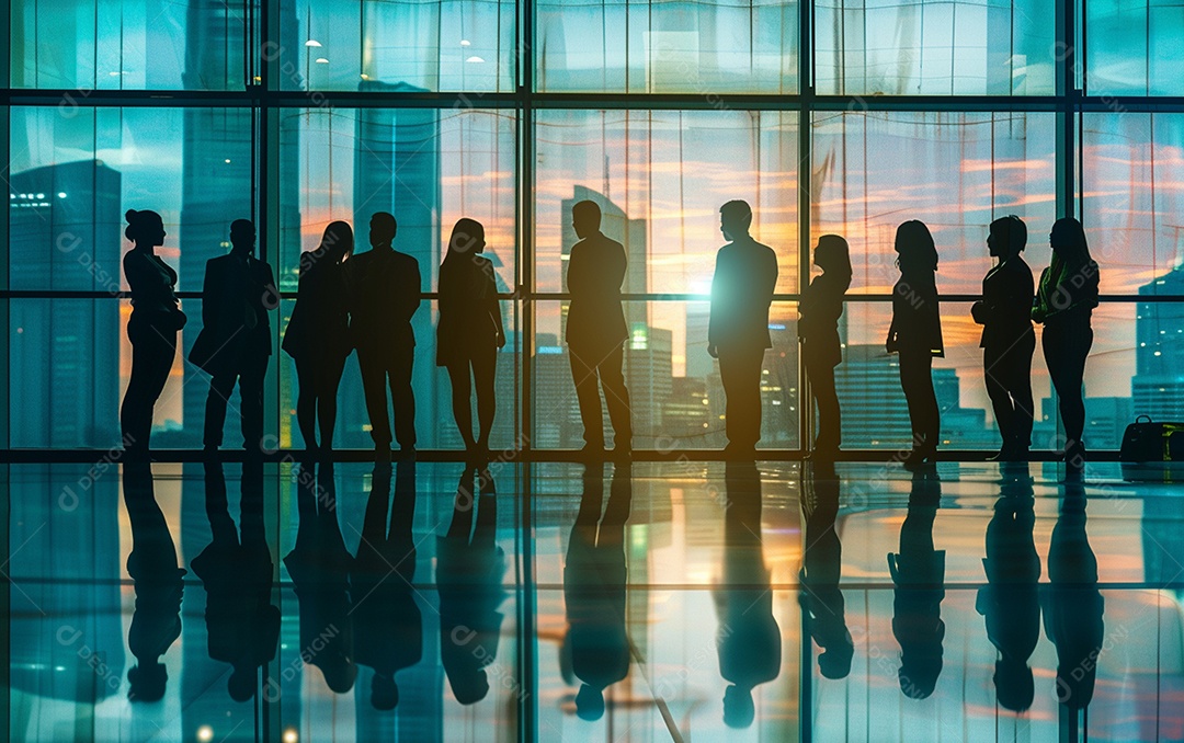 Pessoas numa fila de espera