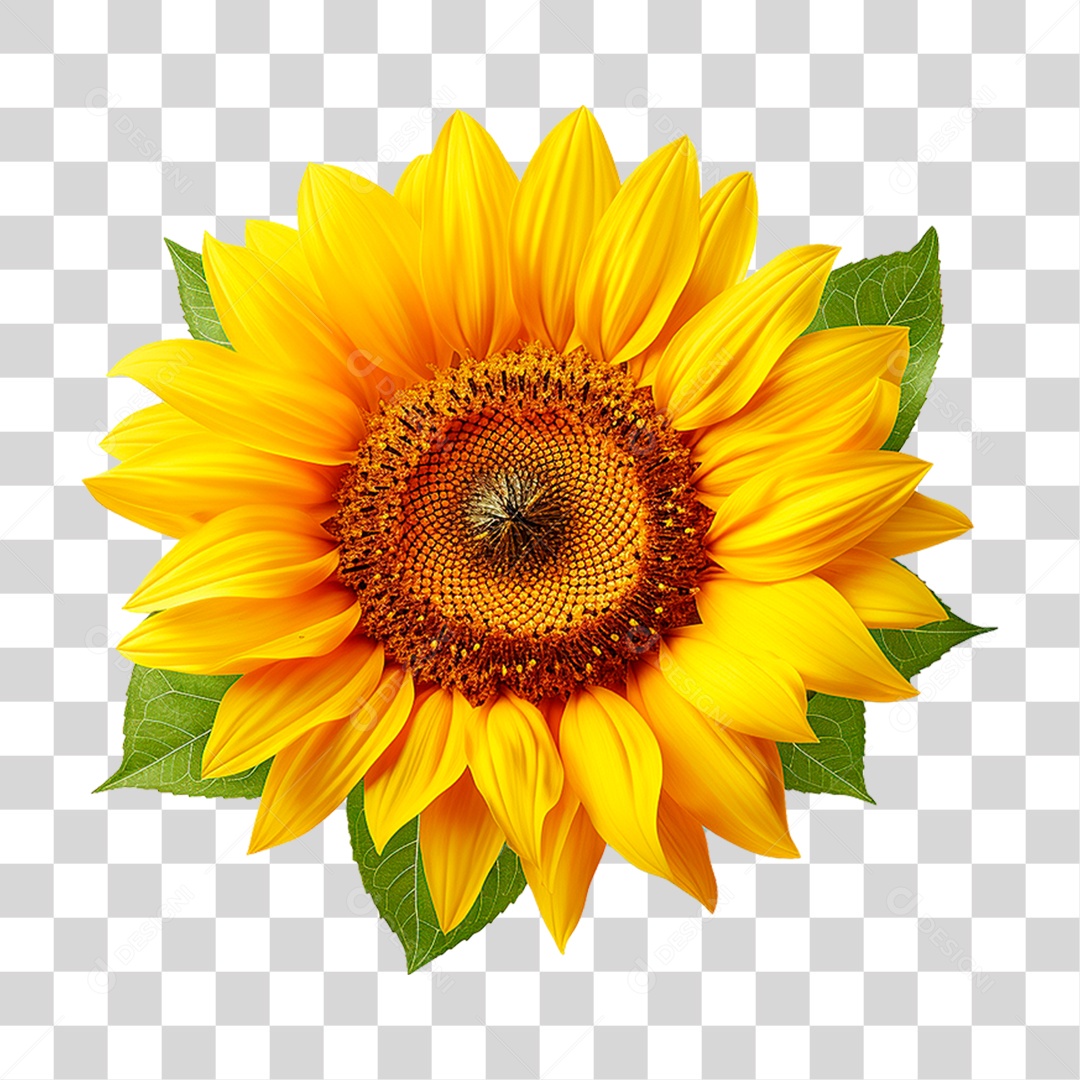 Flor Girassol PNG Transparente