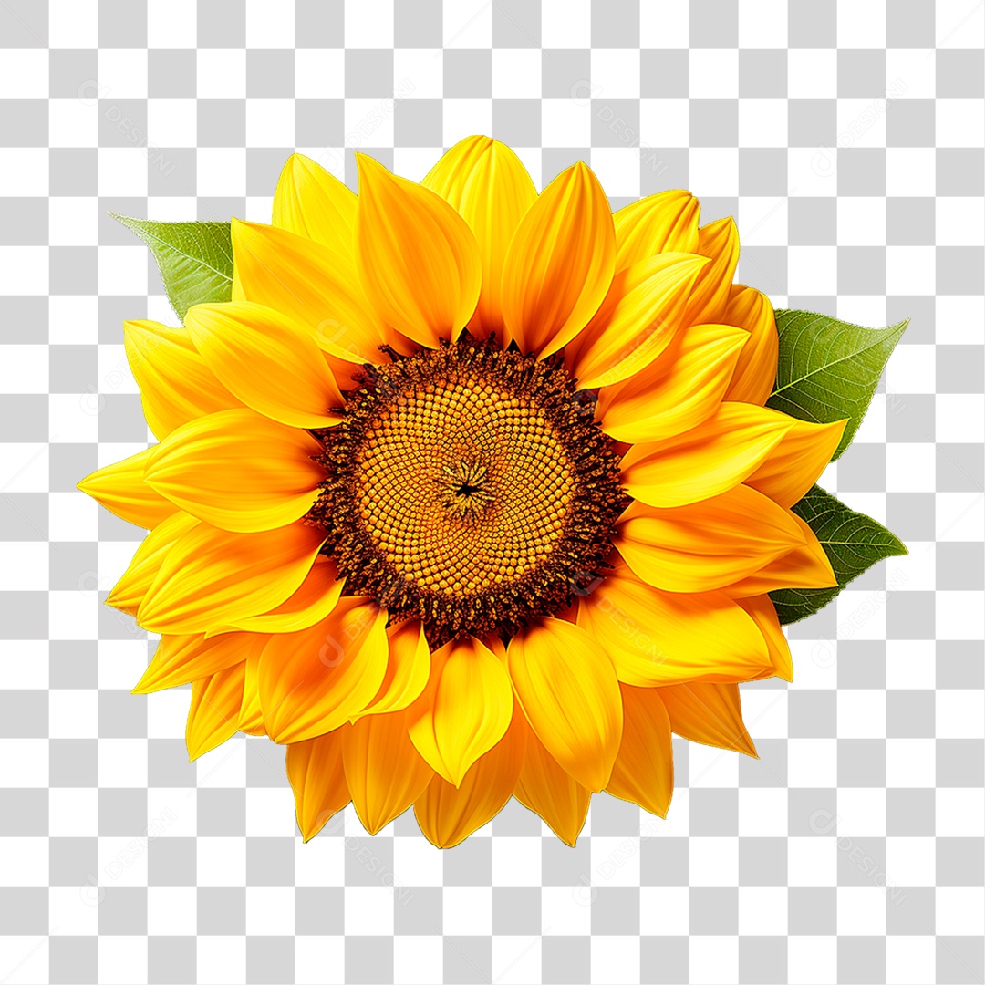 Flor Girassol PNG Transparente