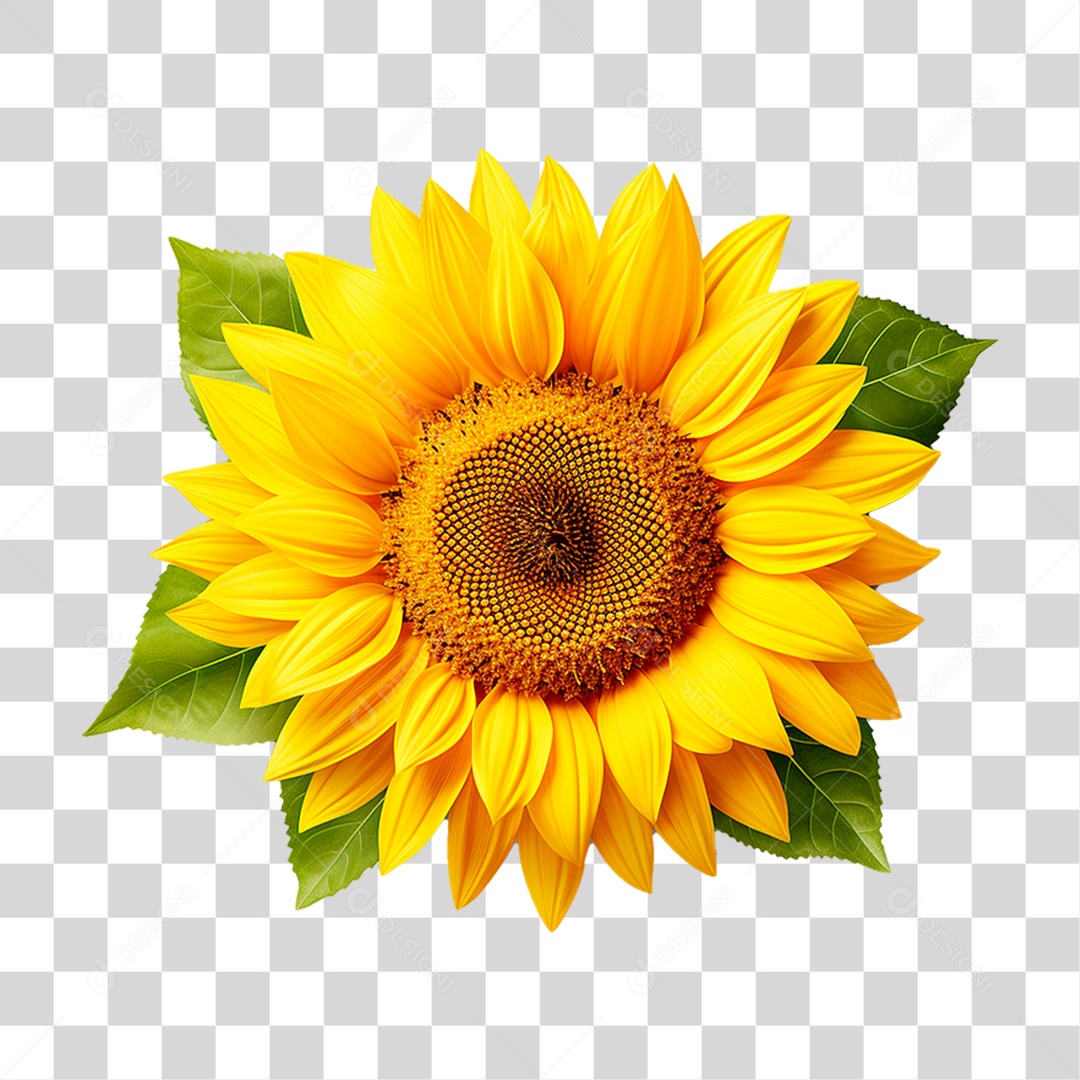 Flor Girassol PNG Transparente
