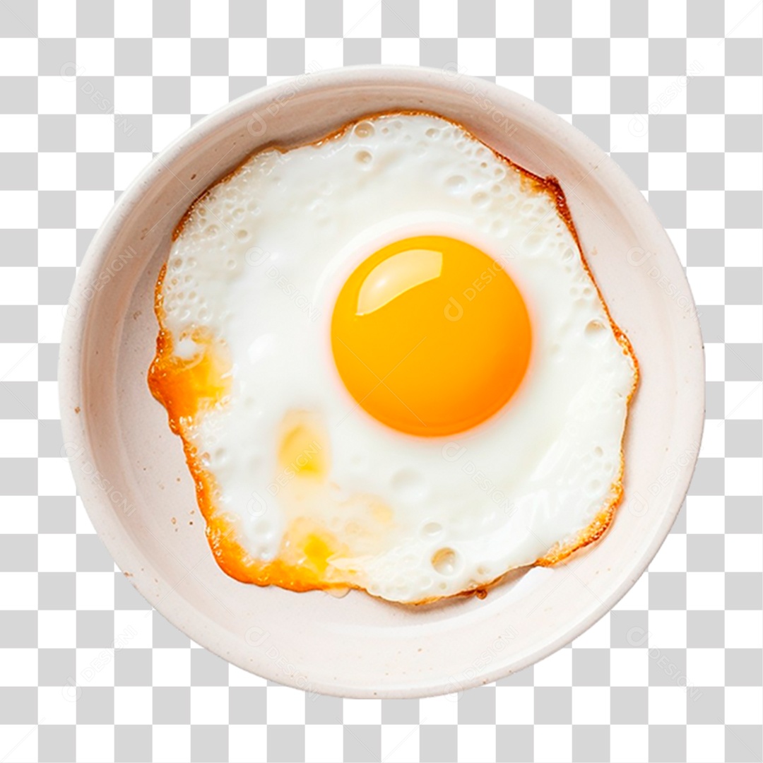 Ovo Frito em Frigideira PNG Transparente