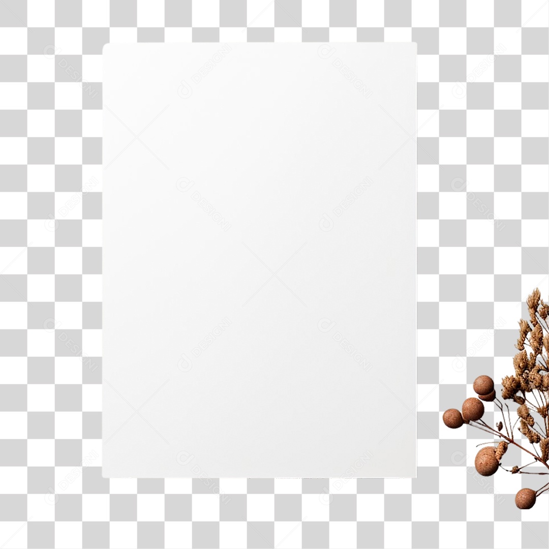 Quadro Branco PNG Transparente