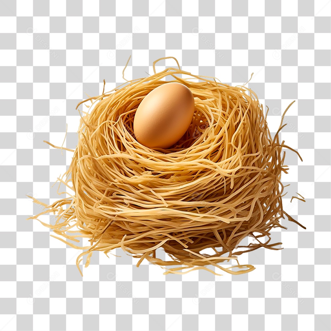 Ovo no Ninho PNG Transparente
