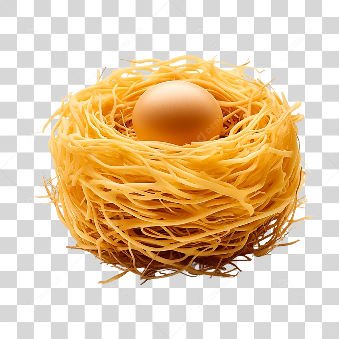 Ninho com Ovo PNG Transparente