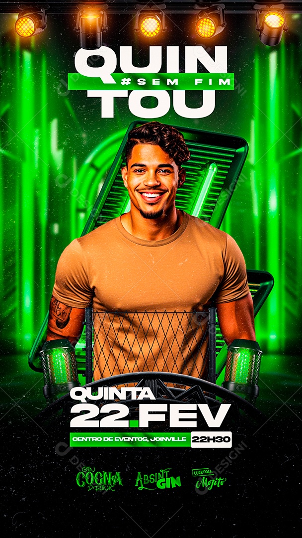 Story Flyer Quintou Sem Fim Social Media PSD Editável