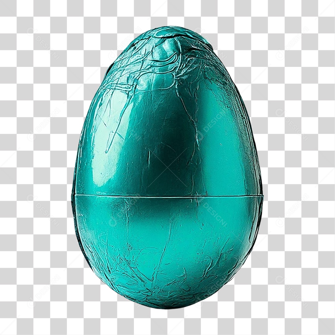 Ovo de Chocolate para Páscoa PNG Transparente