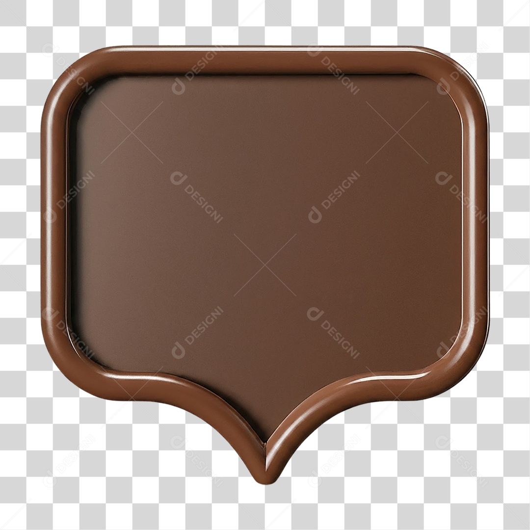 Placa de Chocolate Para Páscoa PNG Transparente