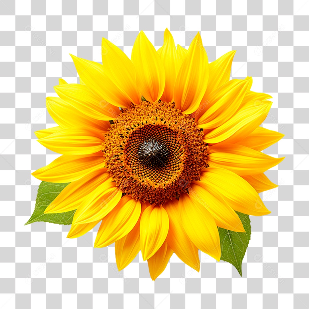 Flor Girassol PNG Transparente