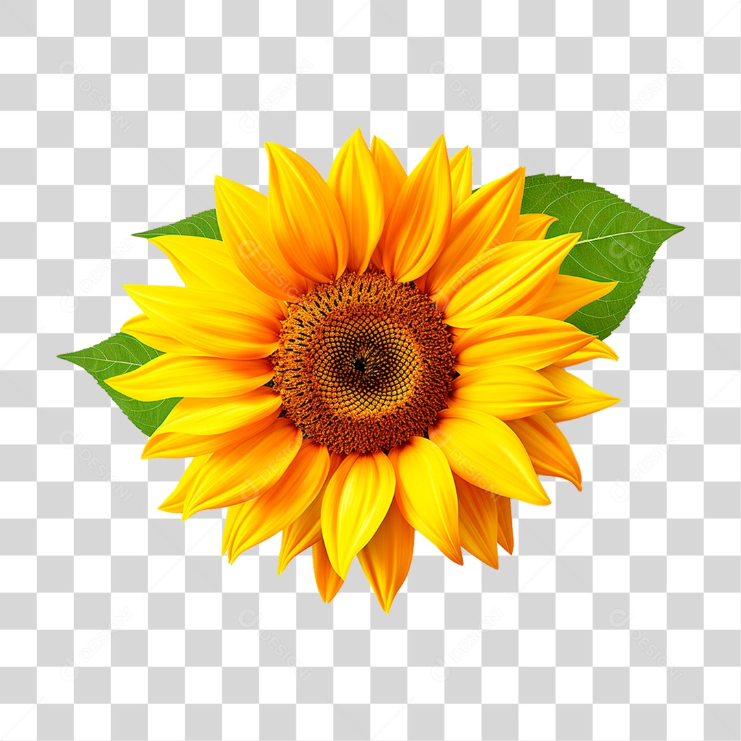 Flor Girassol PNG Transparente