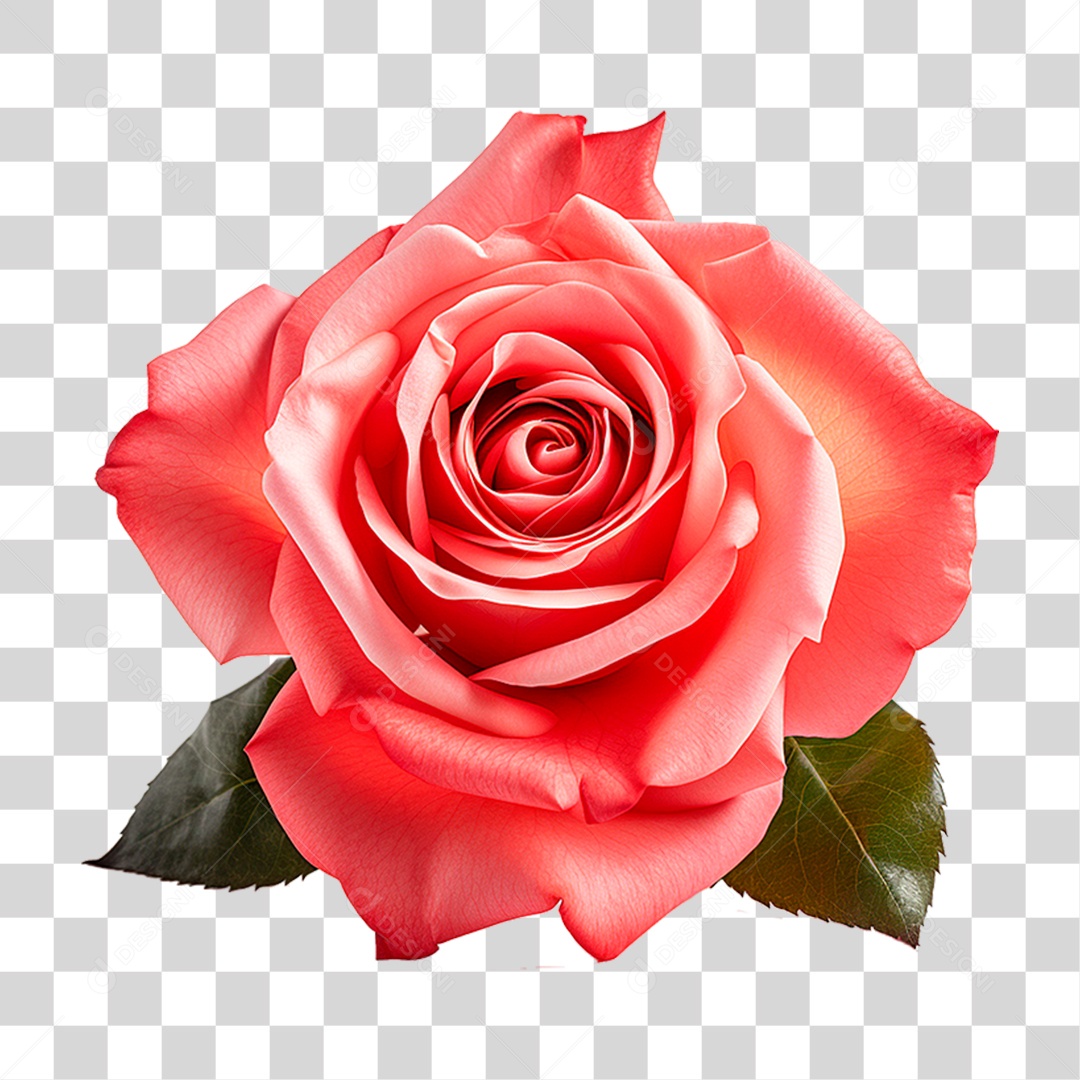 Rosa Vermelha PNG Transparente